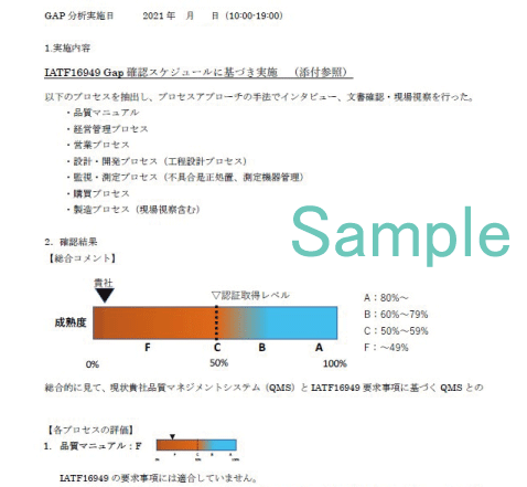 IATF16949Mbv͕񍐏