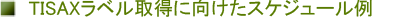 TISAX���x���擾�Ɍ������X�P�W���[����